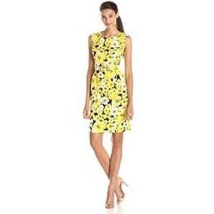 Jones New York Dress April Lemon Combo Dress